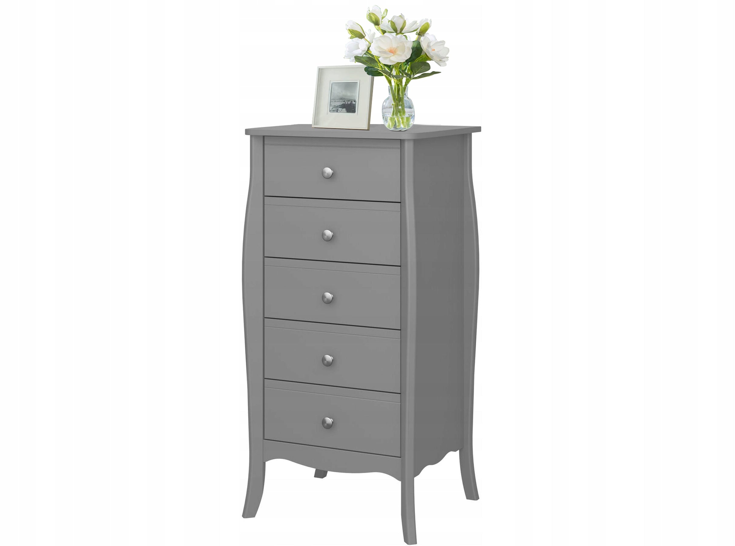 Kommode Notio Living Barock 51, grau 