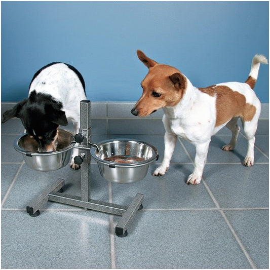 Barry King Bowls on stand reg. for dog 2x2,8l Manufacturer code 18342
