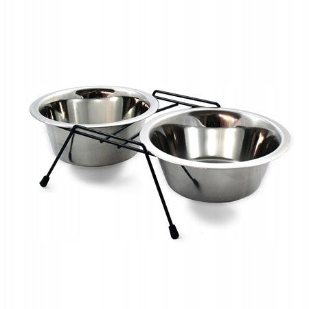 Barry King Stainless Steel Bowls on Stand for Dog and Cat 2 x 2,8l Manufacturer code 5904479183057