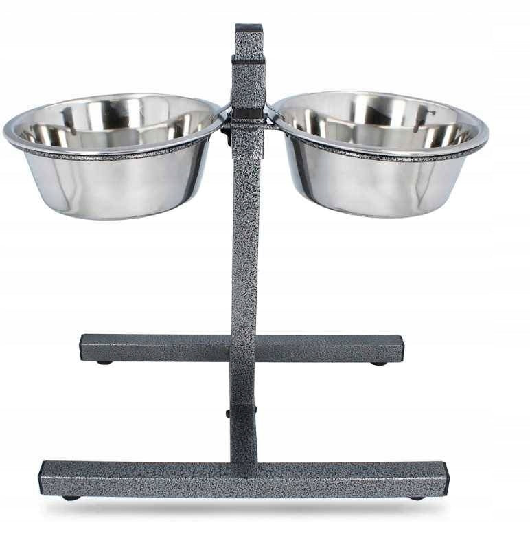 Barry King Stand adjustable metal bowl 2x1,8l Material metal