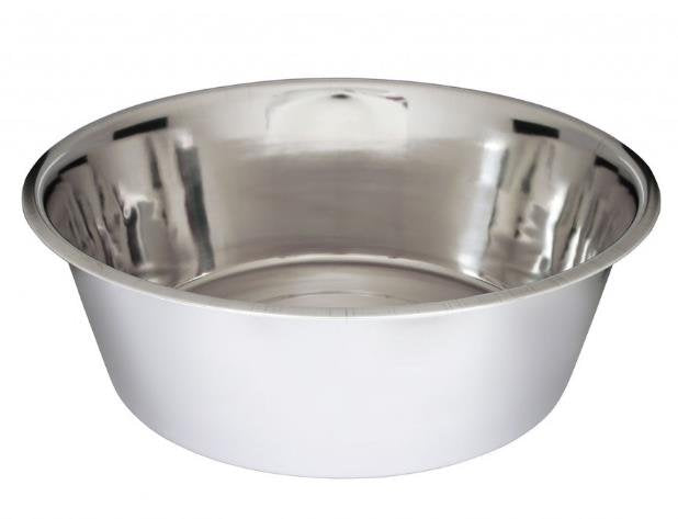 Barry King Standard Silver Stainless Steel Bowl for Dog 6,75 L
