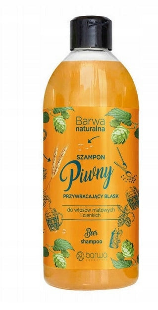Biershampoo für stumpfes und dünnes Haar Barwa, 500 ml 