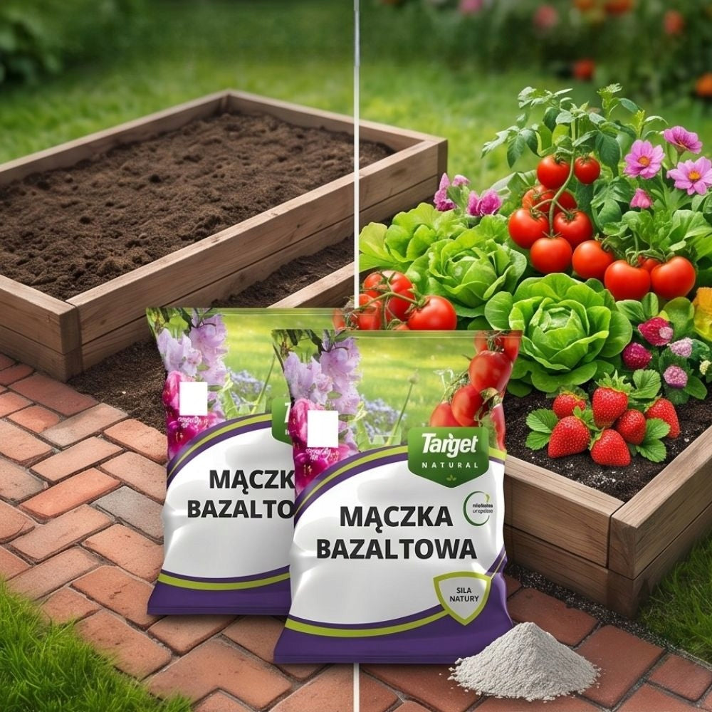Basalt Flour Strengthens Plants Natural Snail Barrier TARGET 16KG Volume 8 l