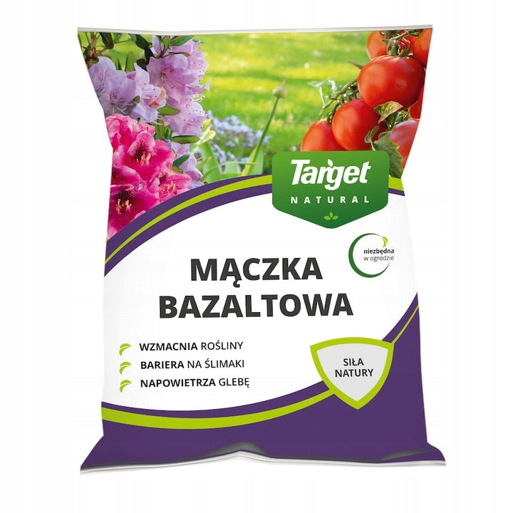 Basalt Flour TARGET 3kg Organic Fertilizer Natural Soil Powder Product weight with unit packaging 4 kg