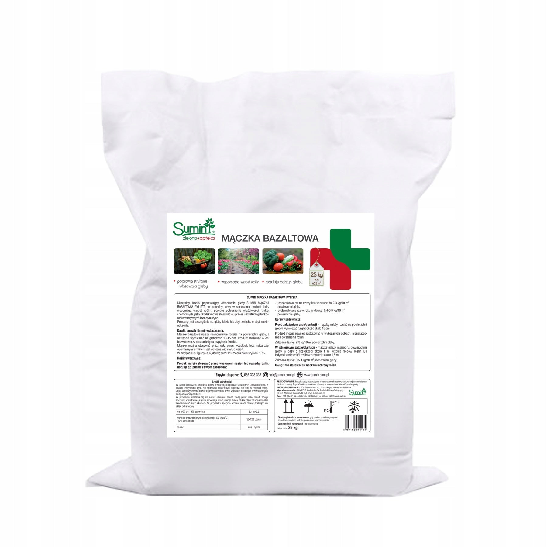Basalt meal 25kg Sumin organic fertilizer Packaging status original