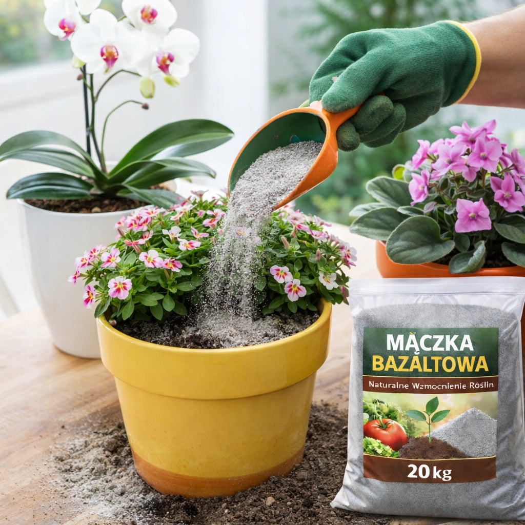 Basalt meal DUST NATURAL FERTILIZER For Flowers Vegetable Sowing Garden 20kg Packaging status original