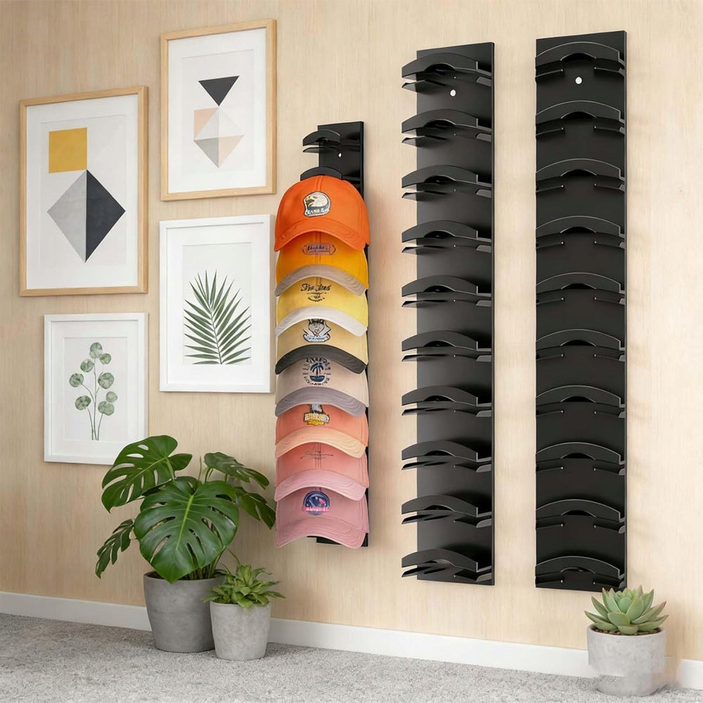 Baseball Cap Stand 2 Pcs For Glacier And Self Adhesive Cabinet Manufacturer code stojak na czapki z daszkiem Na Lodowke