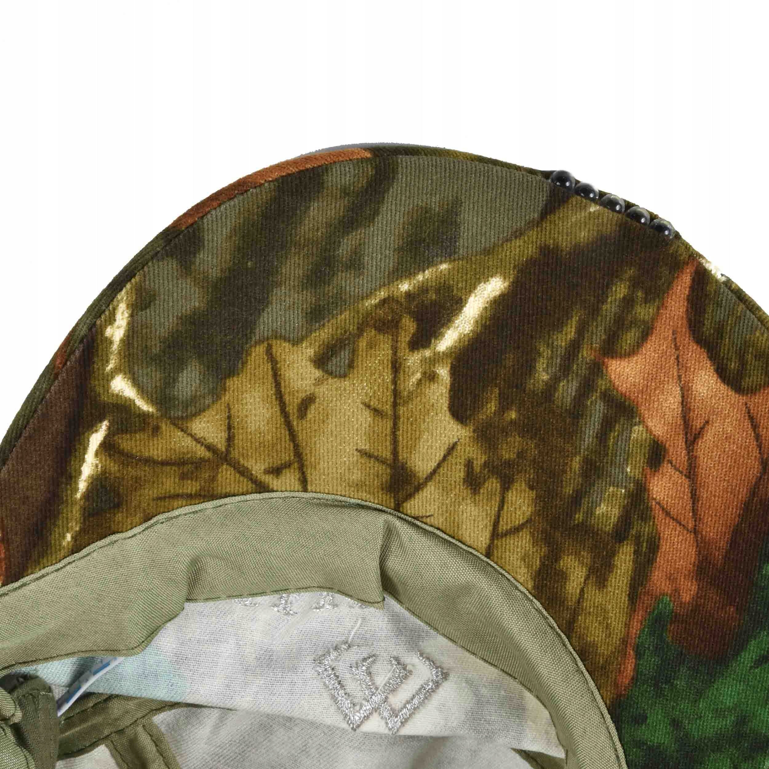 Baseball cap Mikado LED02 camo patrol boat Color brown