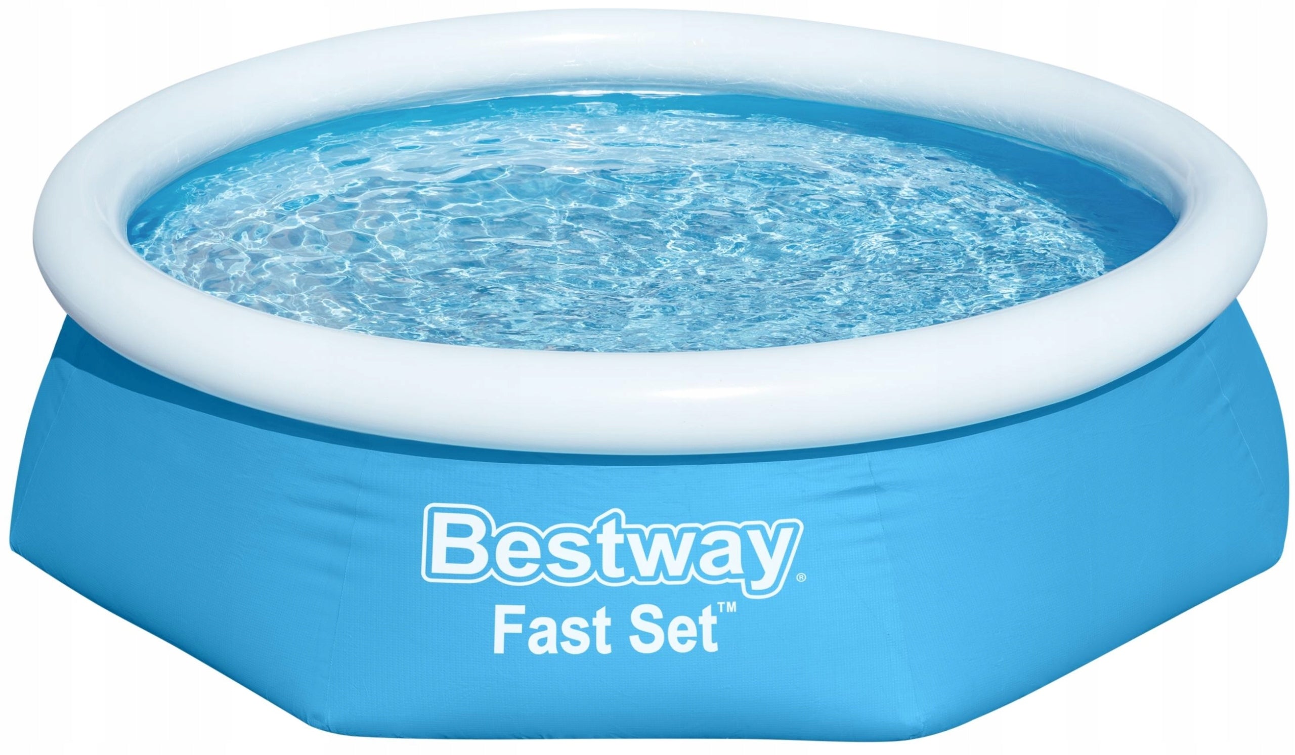 Poolset mit Filterpumpe 244 x 61 cm, blau 