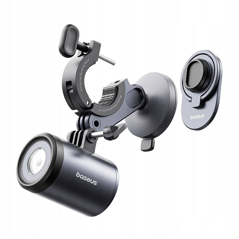 Baseus 2in1 Bicycle Phone Holder With LED Rechargeable Bike Lamp Manufacturer code C12569000121-00