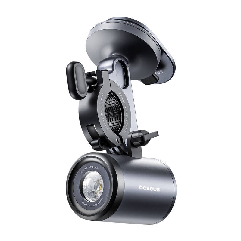 Baseus 2in1 Bicycle Phone Holder With LED Rechargeable Bike Lamp