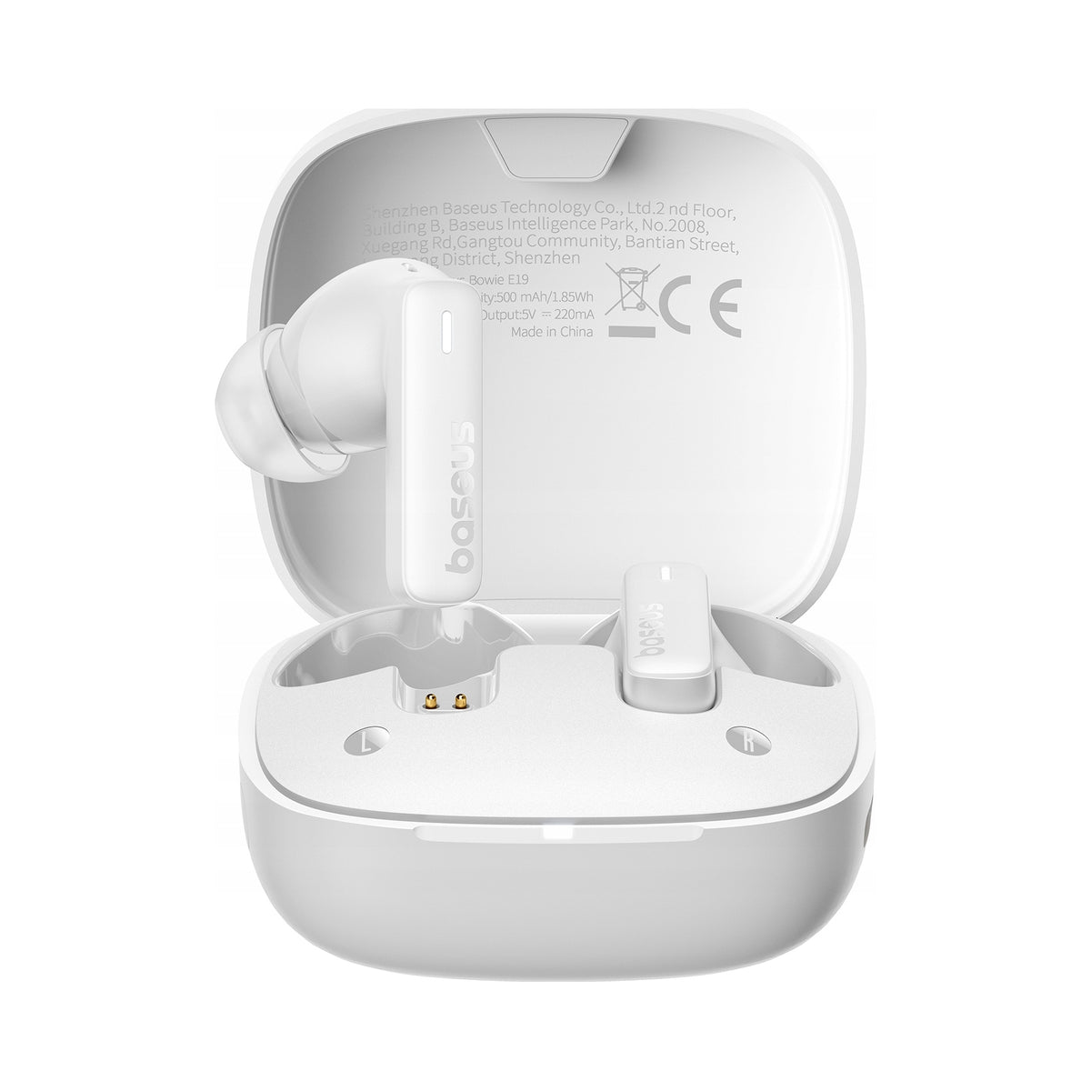 Baseus Bowie E19 TWS In-Ear Headphones - White