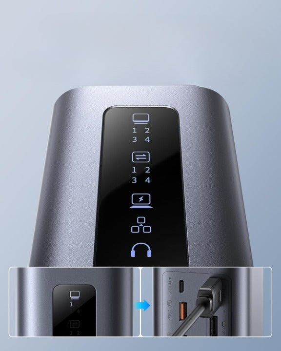 Baseus Spacemate 11in1 Docking Station 3 Monitors 4K HDMI 100W PD Manufacturer code Spacemate WIN