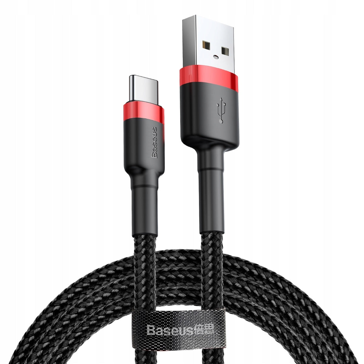 Baseus cable Cafule USB - USB-C 1,0 m 3A red-black