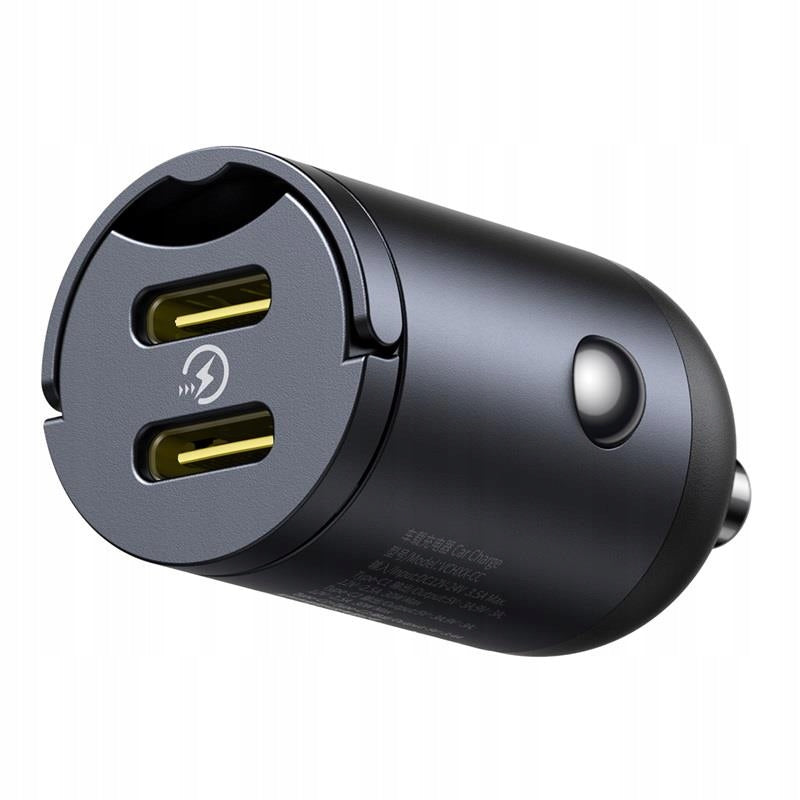 Baseus car charger PD Mini Tiny Star 2x USB-C 30W 3A black Manufacturer code C00035001121-03