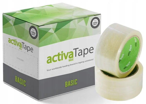 Basic transparent tape 48mmx66m 1pc. Packaging status original