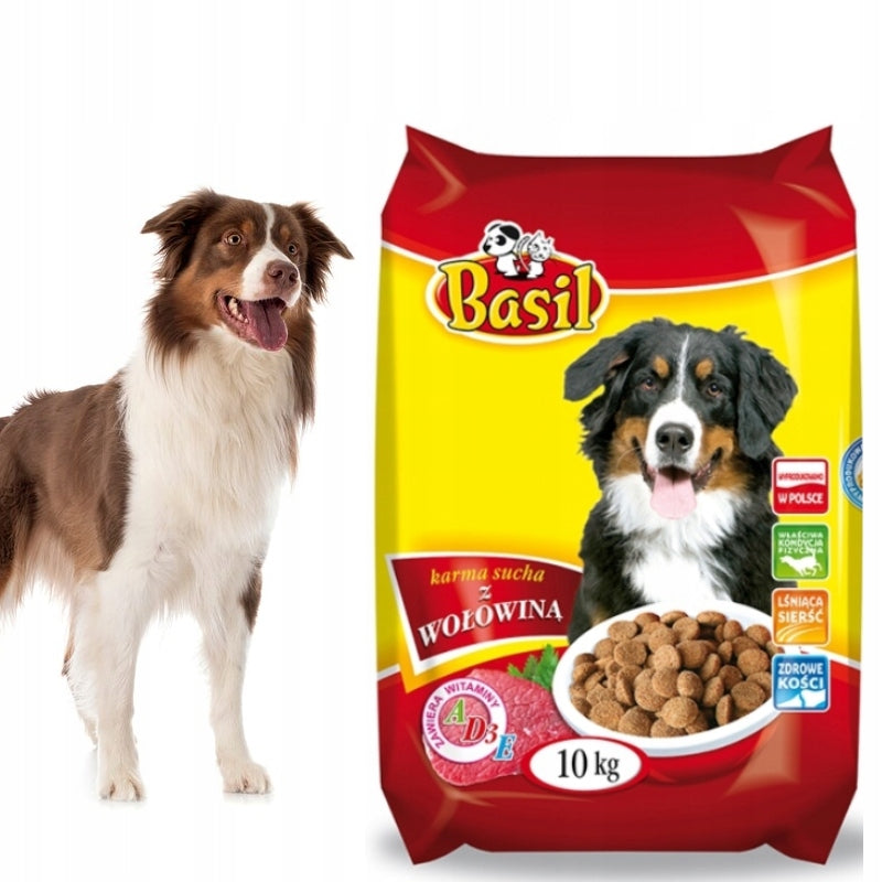 Basil dry beef food 10 kg