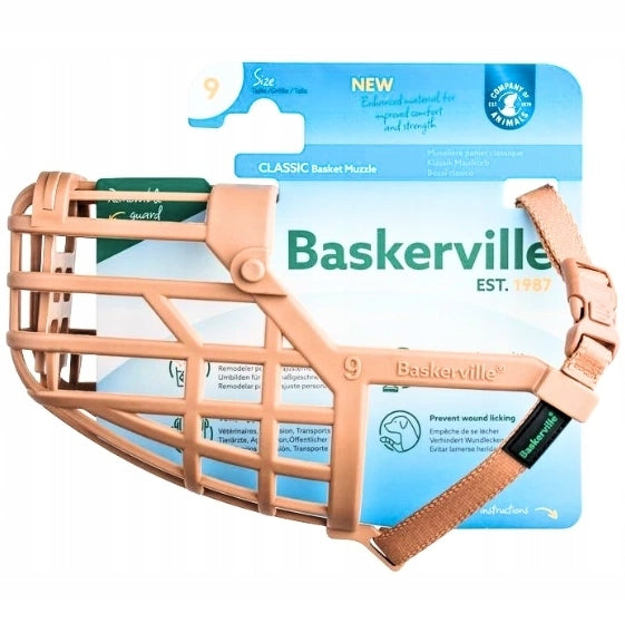 Baskerville Classic Dog muzzle 9 Beige 34cm