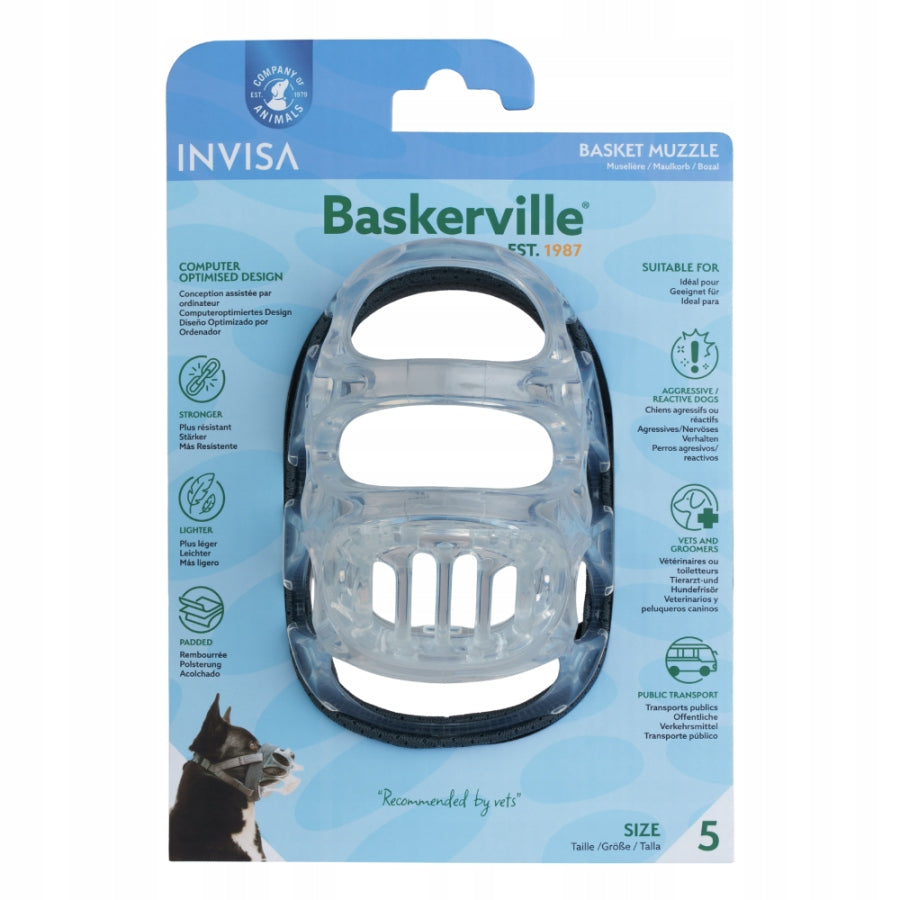 Baskerville INVISA muzzle - size 4 Manufacturer code 886284661508
