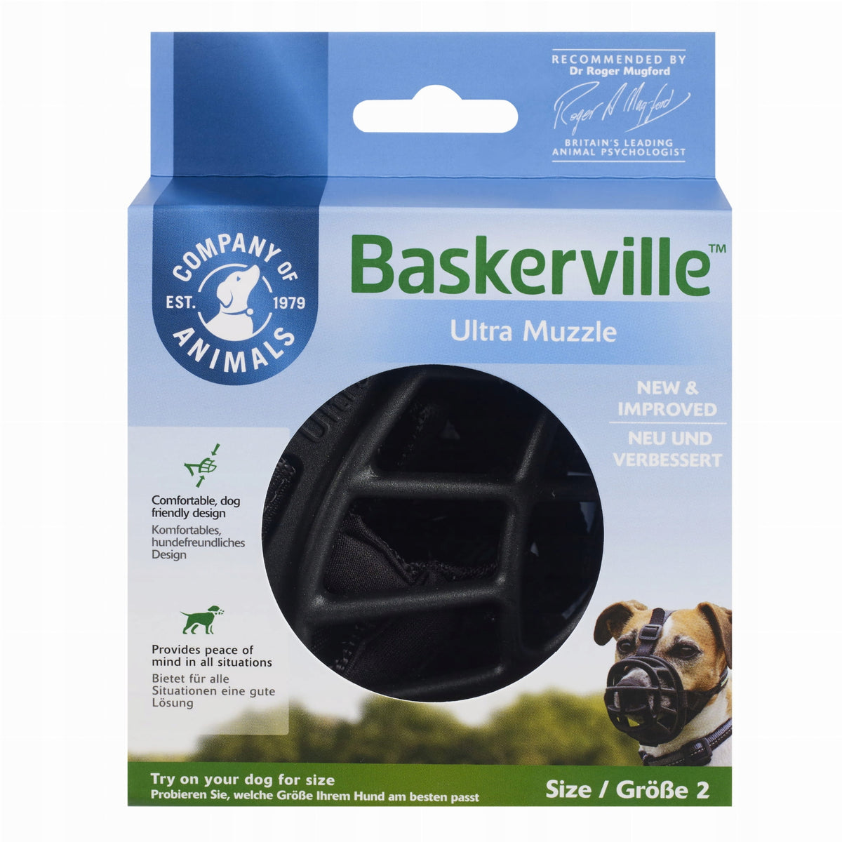 Baskerville Ultra Muzzle muzzle - size 2, black