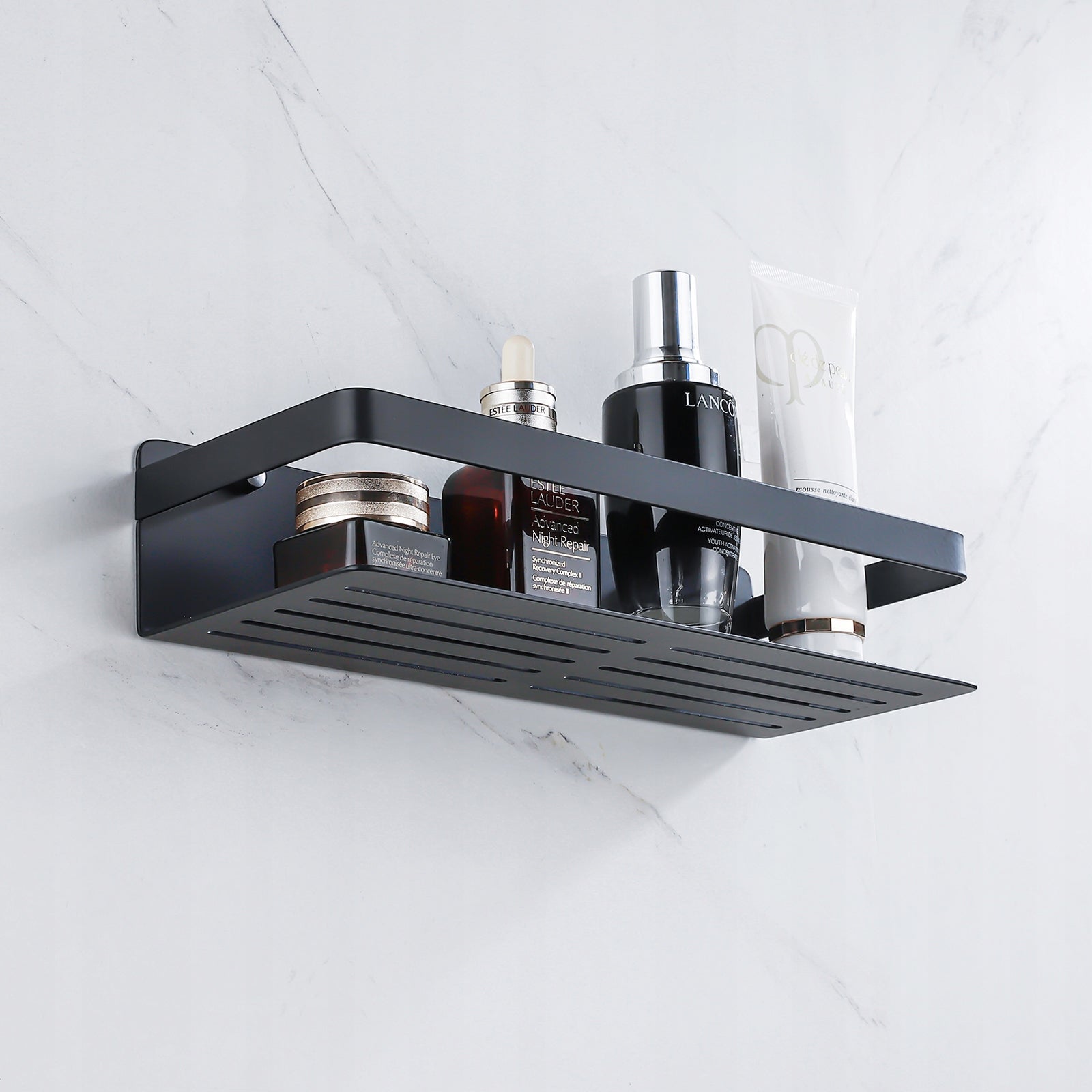 Basket Bathroom Shelf Black for Shower Brand Royal Artisan