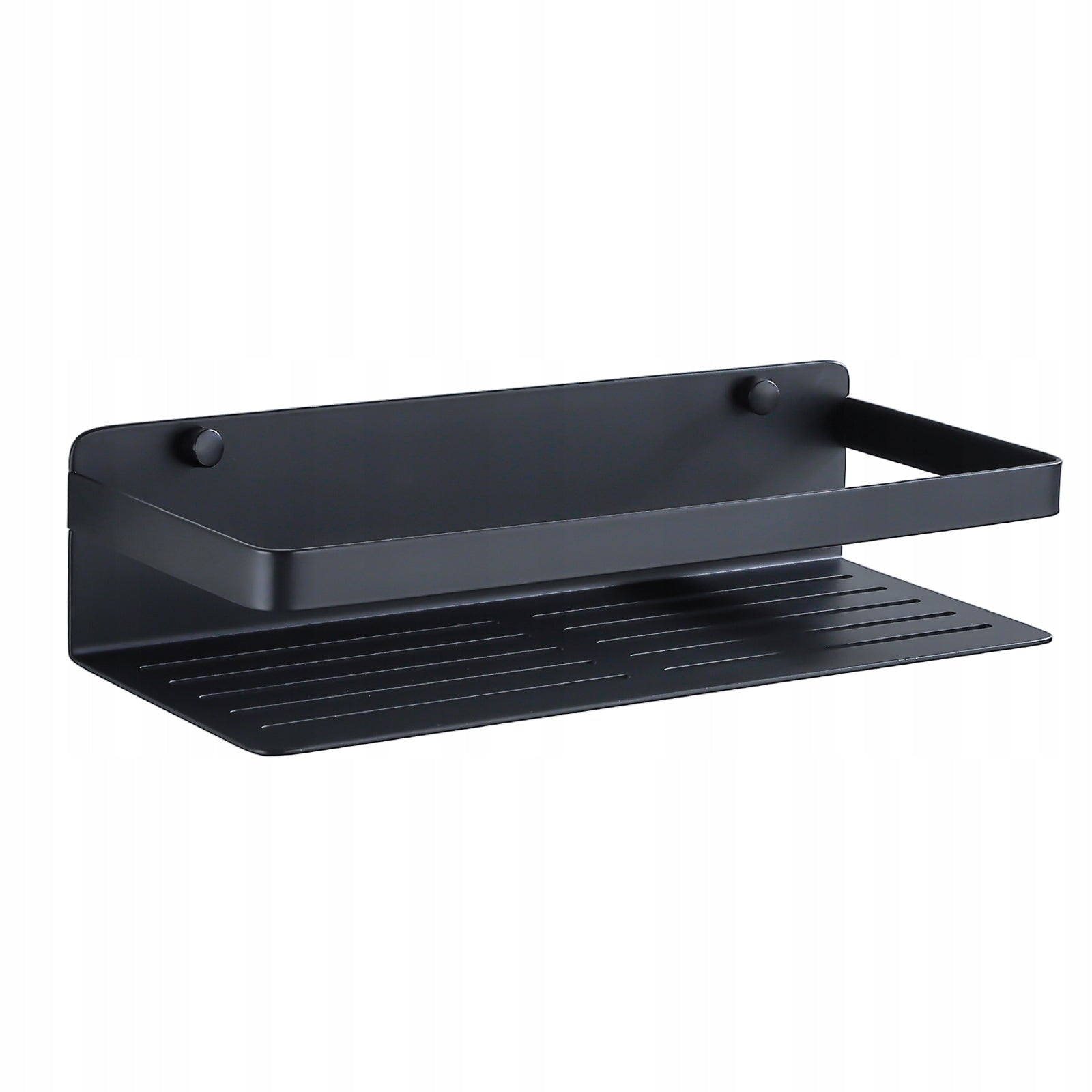 Basket Bathroom Shelf Black for Shower
