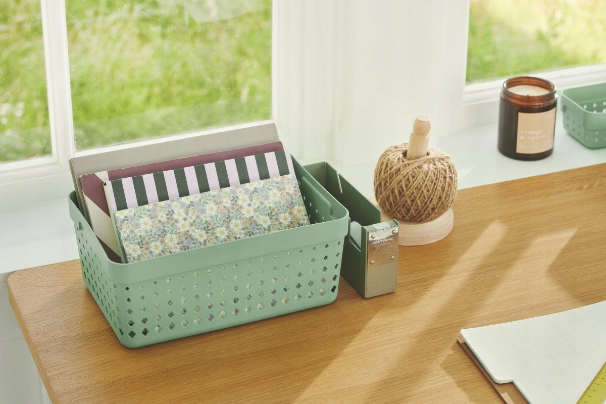 Basket, basket, organizer container SEOUL XL Green Brand no brand
