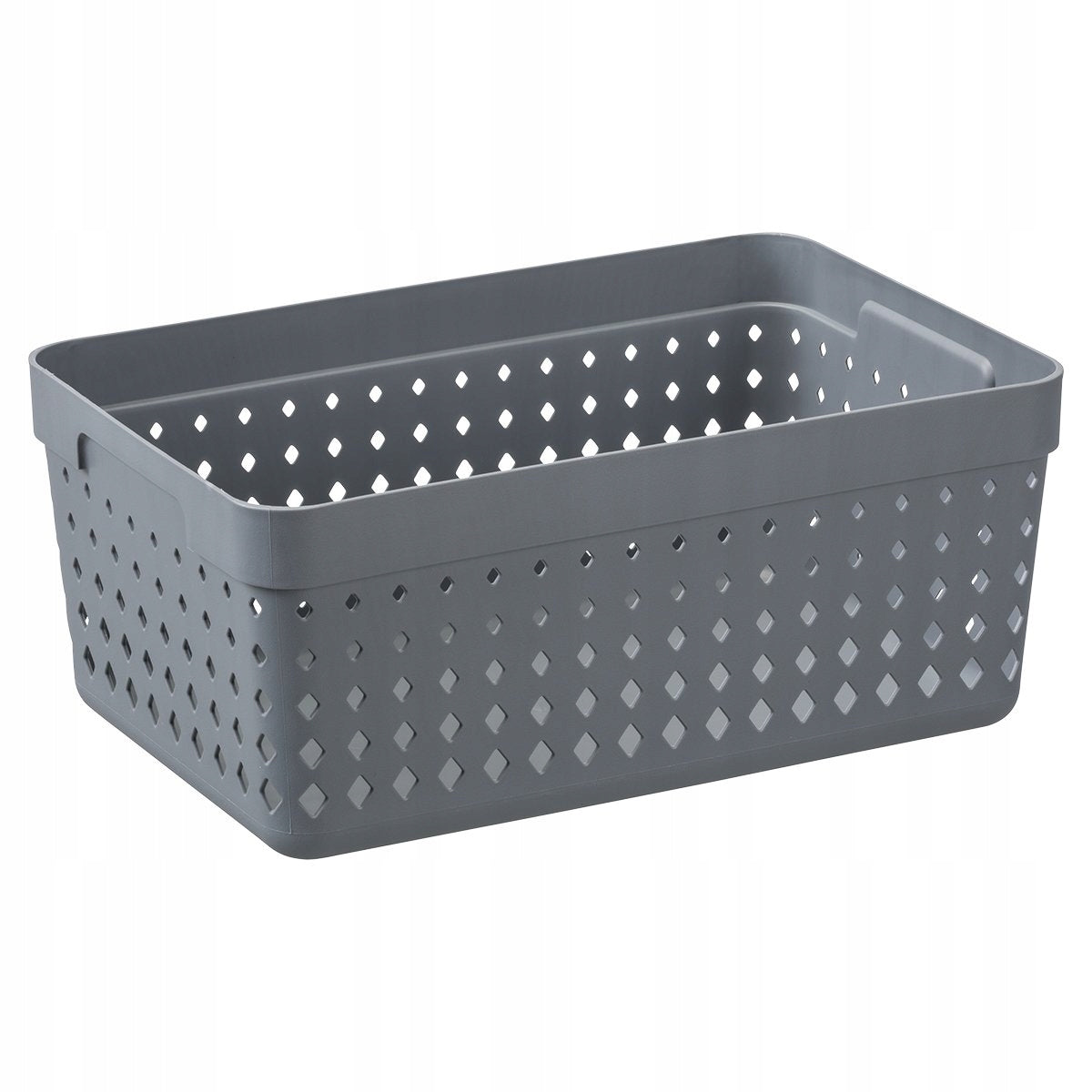 Basket container organizer SEOUL XL Grey