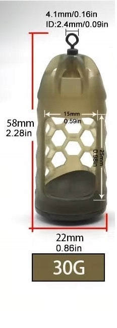 Basket for method FL Open Window 30g basket casting bait feeder Packaging status original
