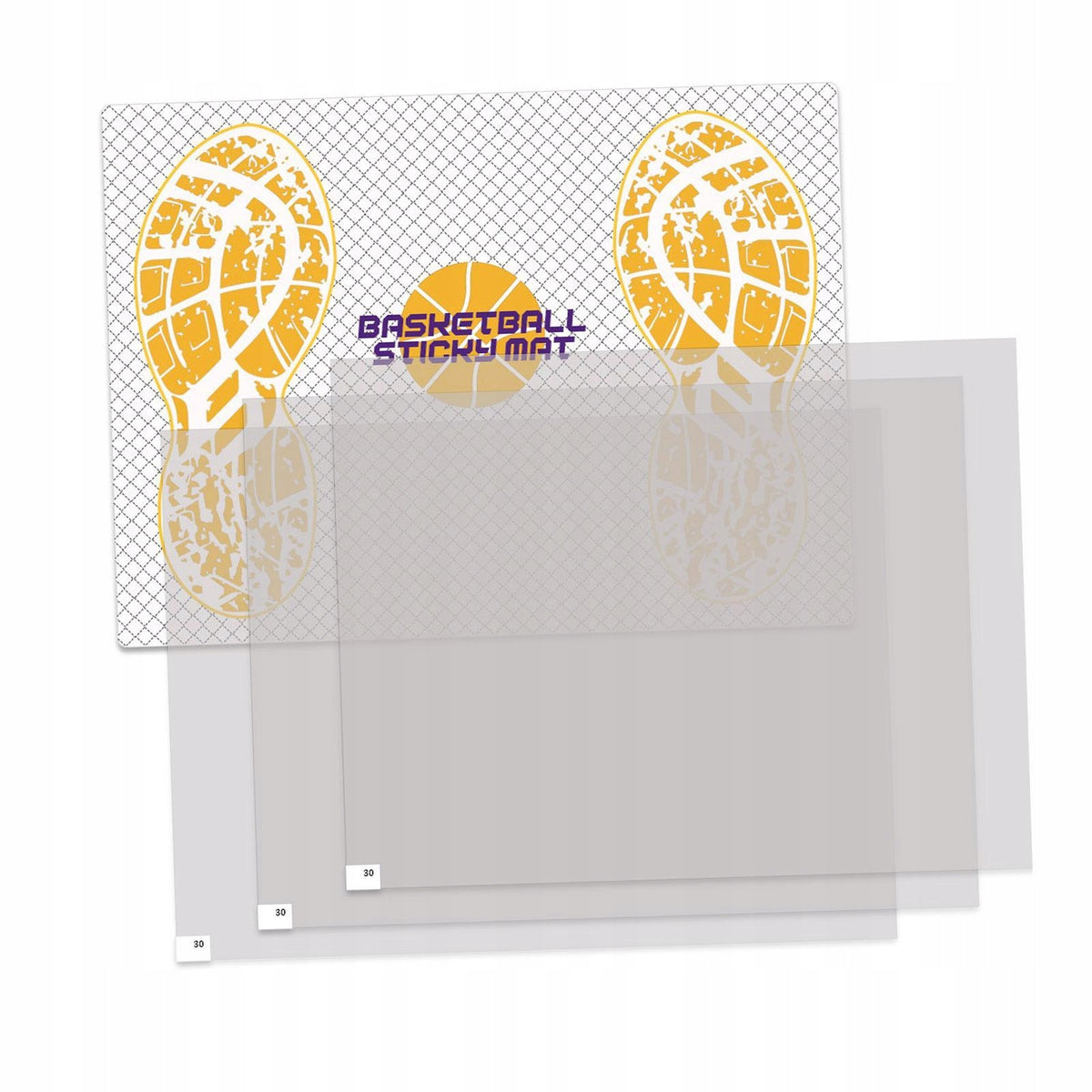 Basketball Adhesive with Board Replaceable Sheets Shoe Pad 90 Sticky Mat