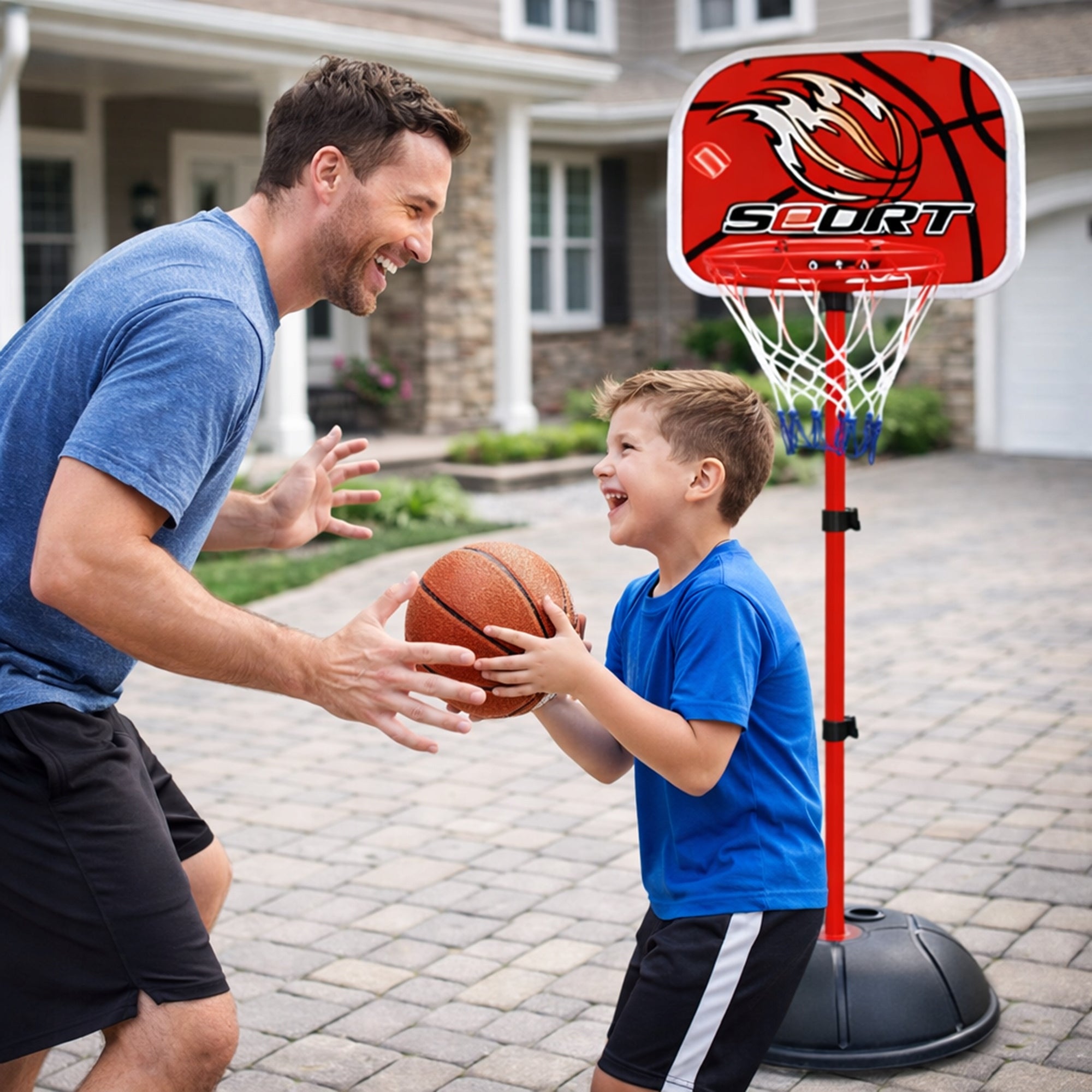 Basketball Basket Adjustable Basketball Basket for Kids 3in1 120cm Character/Title other
