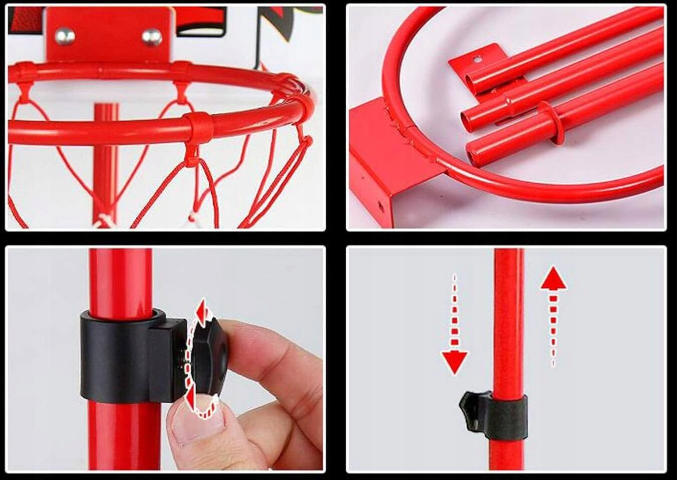 Basketball Basket Basketball Board Adjustable Set with Ball up to 165cm Kind basketball set