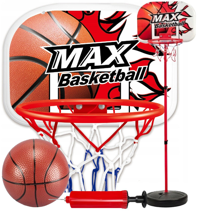 Basketball Basket Basketball Board Adjustable Set with Ball up to 165cm