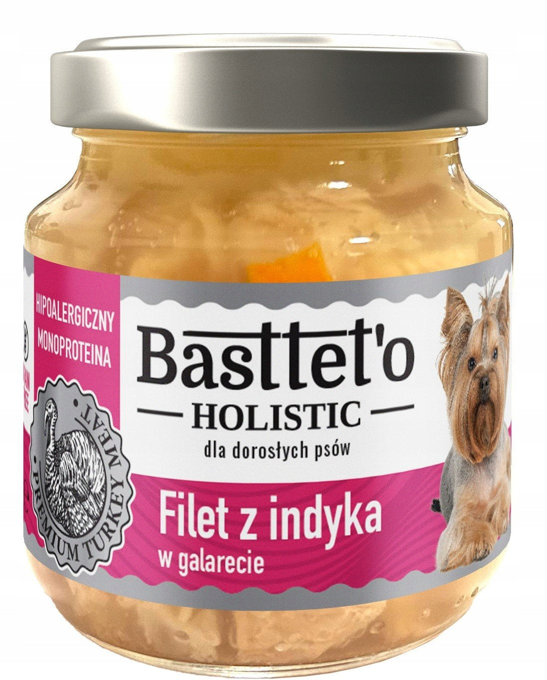 Bastteto Holistic Monoprotein Dog Food Turkey Fillet 130g