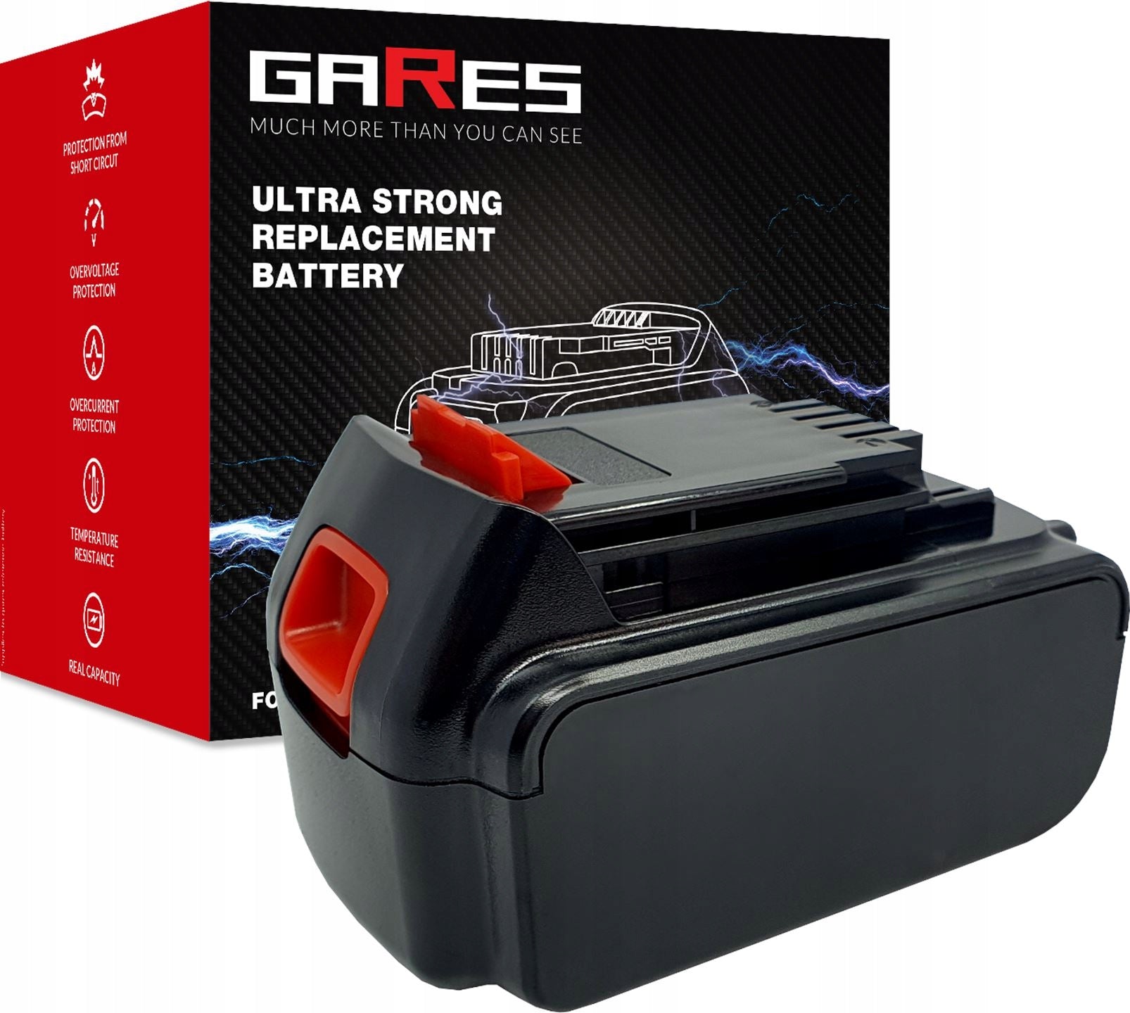 Batterie Gares, 18V 3Ah 