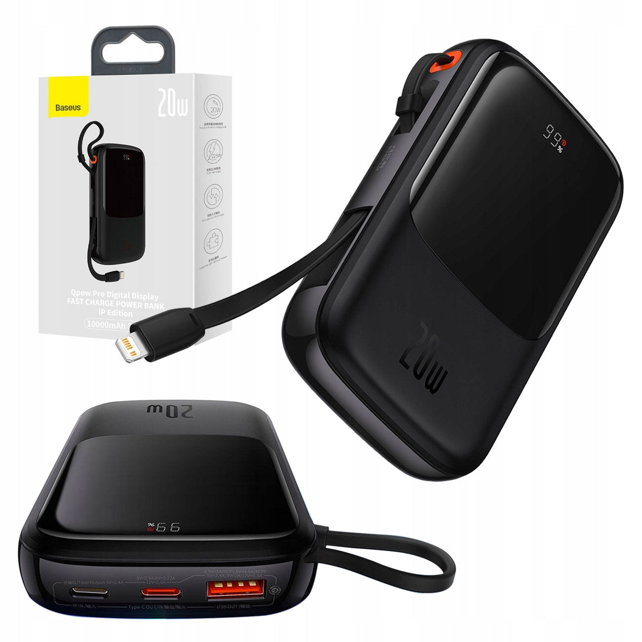 Baseus Qpow 10000 mAh 20 W PPQD020001 