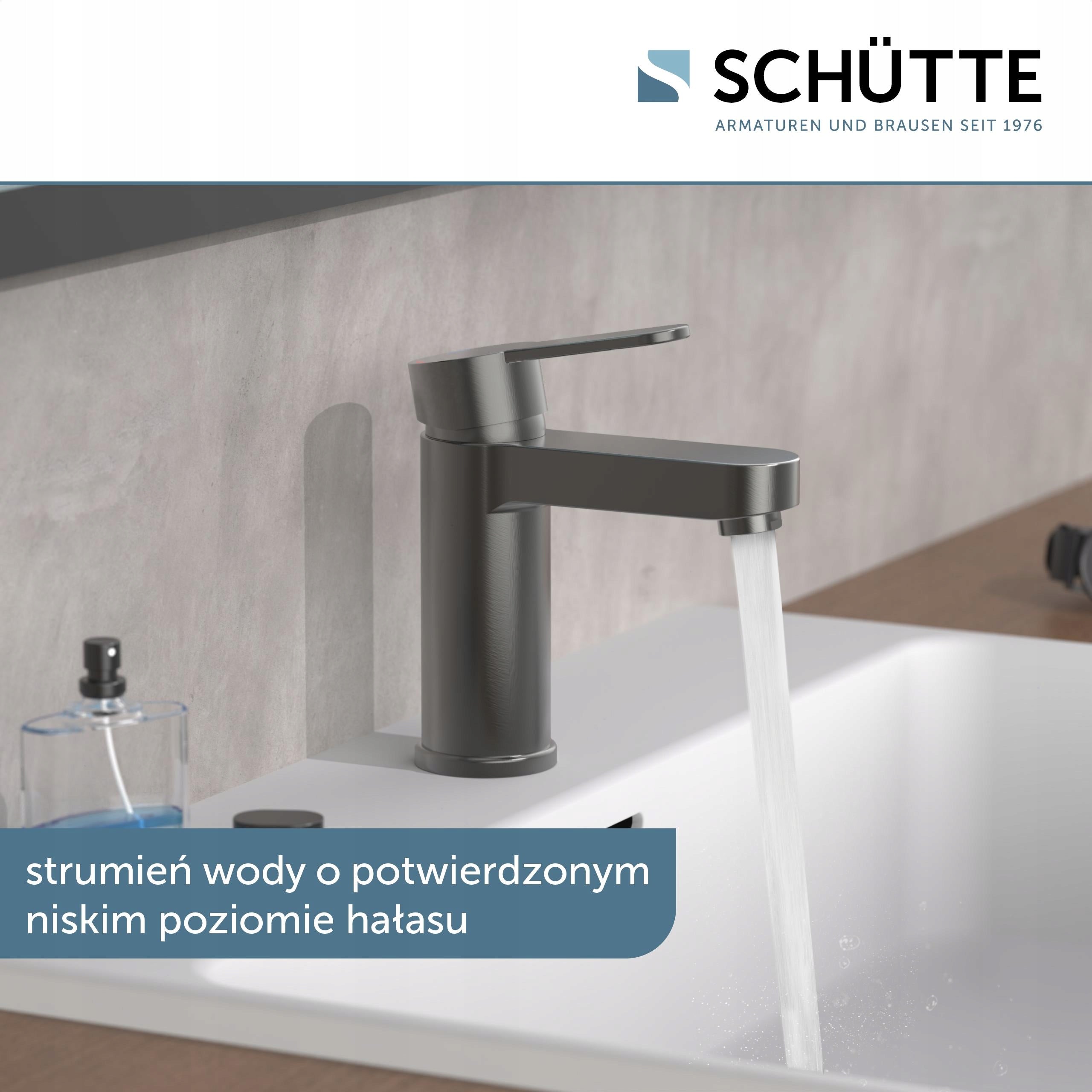 Waschtischarmatur Schutte Elephant, grau 