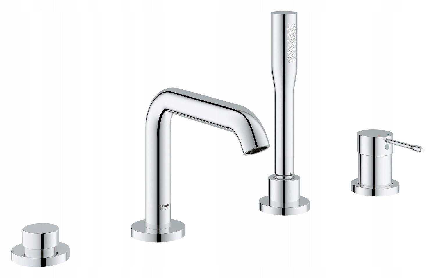 Grohe Essence 4-teilige Wannenarmatur 19578001, Chrom 