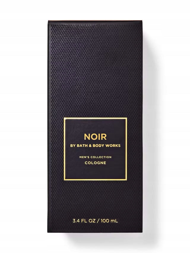 Bath & Body Works Noir Eau de Cologne 100 ml EDC Male Packaging status original