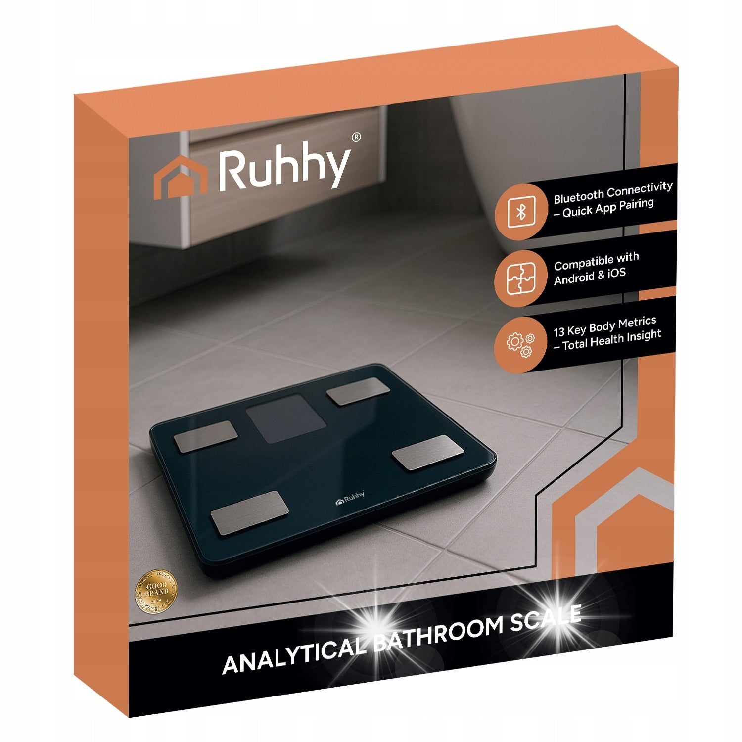 Bathroom Analytical Scale BMI 226kg Electronic with Body Analysis