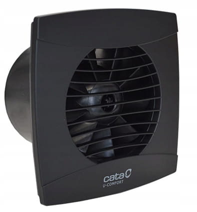 Bathroom Fan CATA UC12 Timer Black Brand Cata