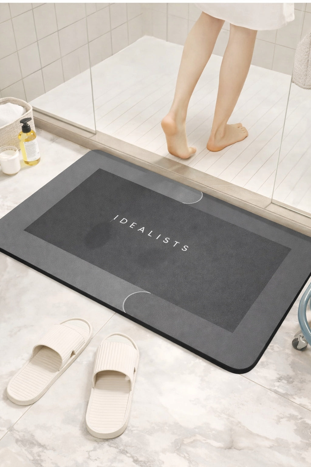 Bathroom Mat 60x40 Non-Slip Super Absorbent Shower Mat Packaging status original
