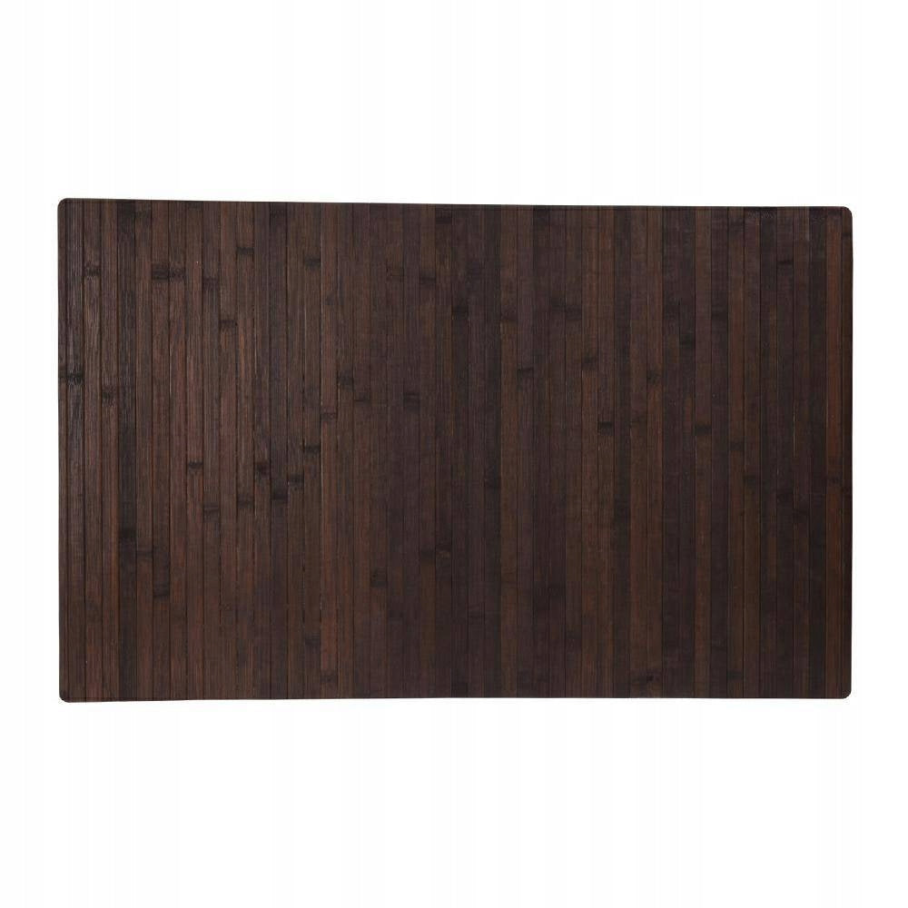 Bathroom Mat Bamboo Brown Carpet Bamboo 80cm
