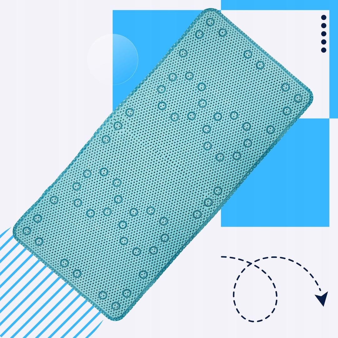 Bathroom Mat Non-Slip Foam for Bathtub with Suction Cups 43x91cm Brand no brand