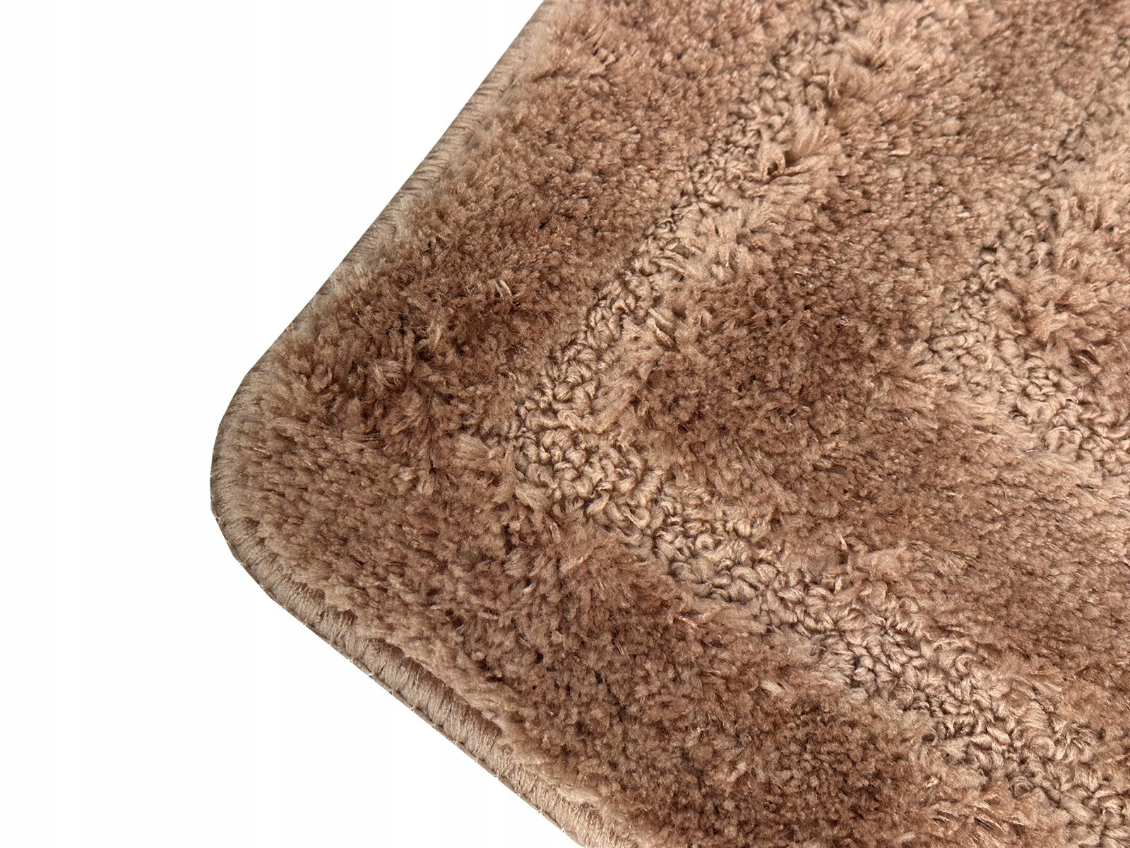 Bathroom Rug 2-Piece ALOR Euromat Fluffy Brown Product width 50 cm