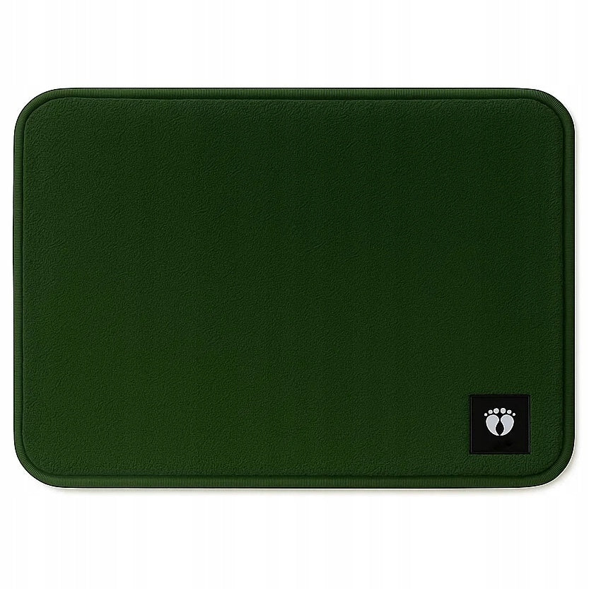 Bathroom Rug 50x80 Bathroom Mat Quick Drying Rectangular Green