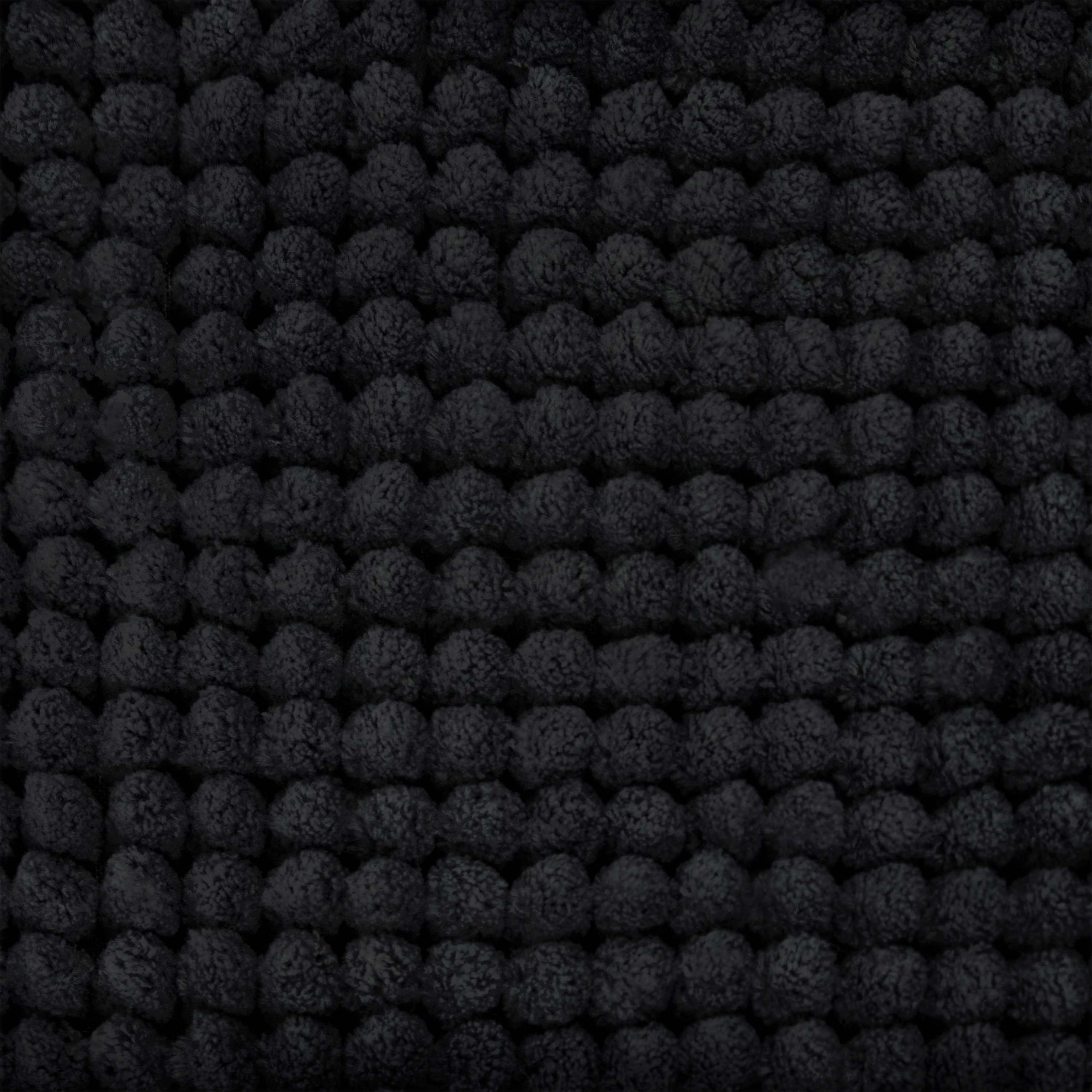 Bathroom Rug 50x80 Non-Slip Black Durable Soft Modern Manufacturer code 1380DYWLAZPAR
