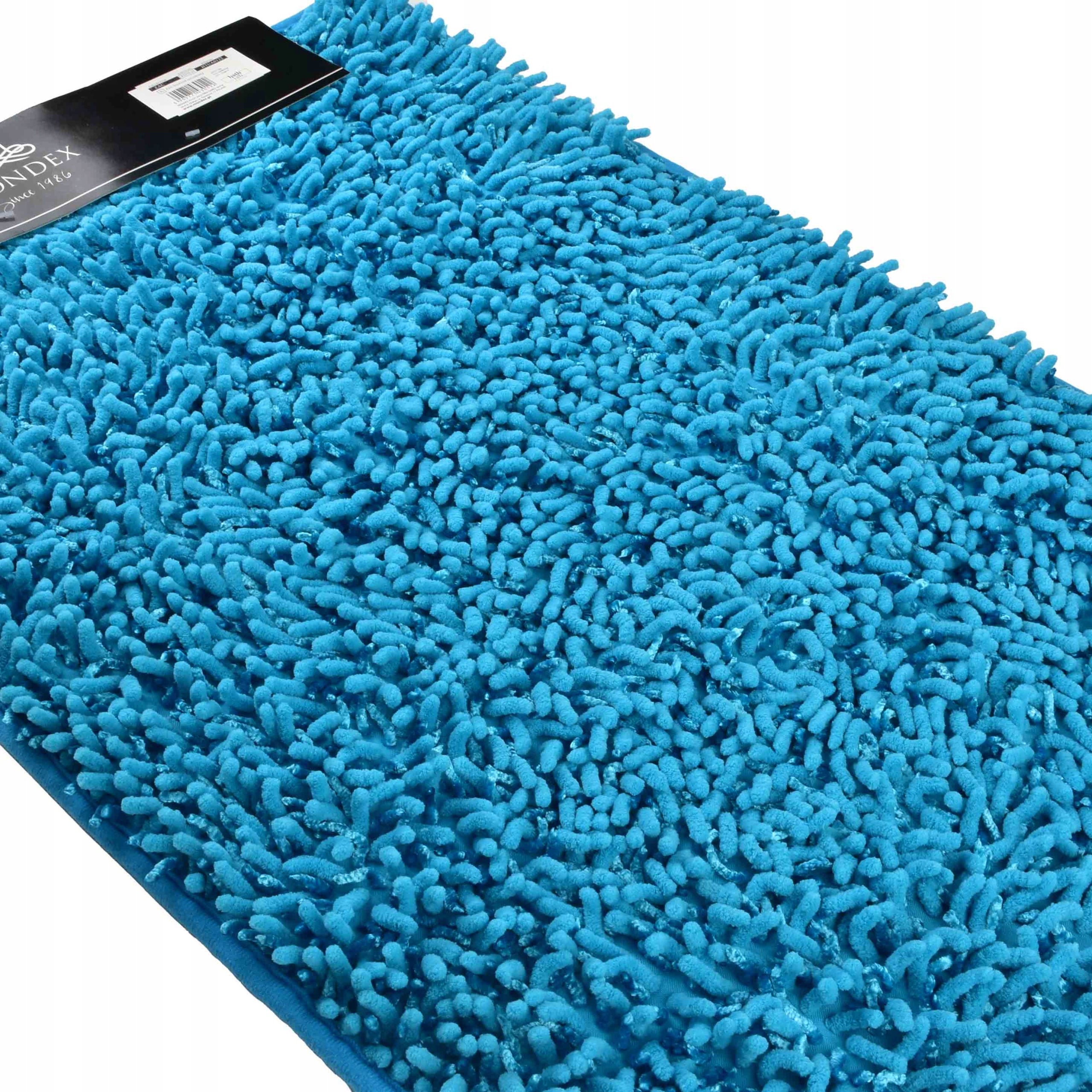 Bathroom Rug 50x80 Turquoise Non-Slip for Bathroom Product width 50 cm