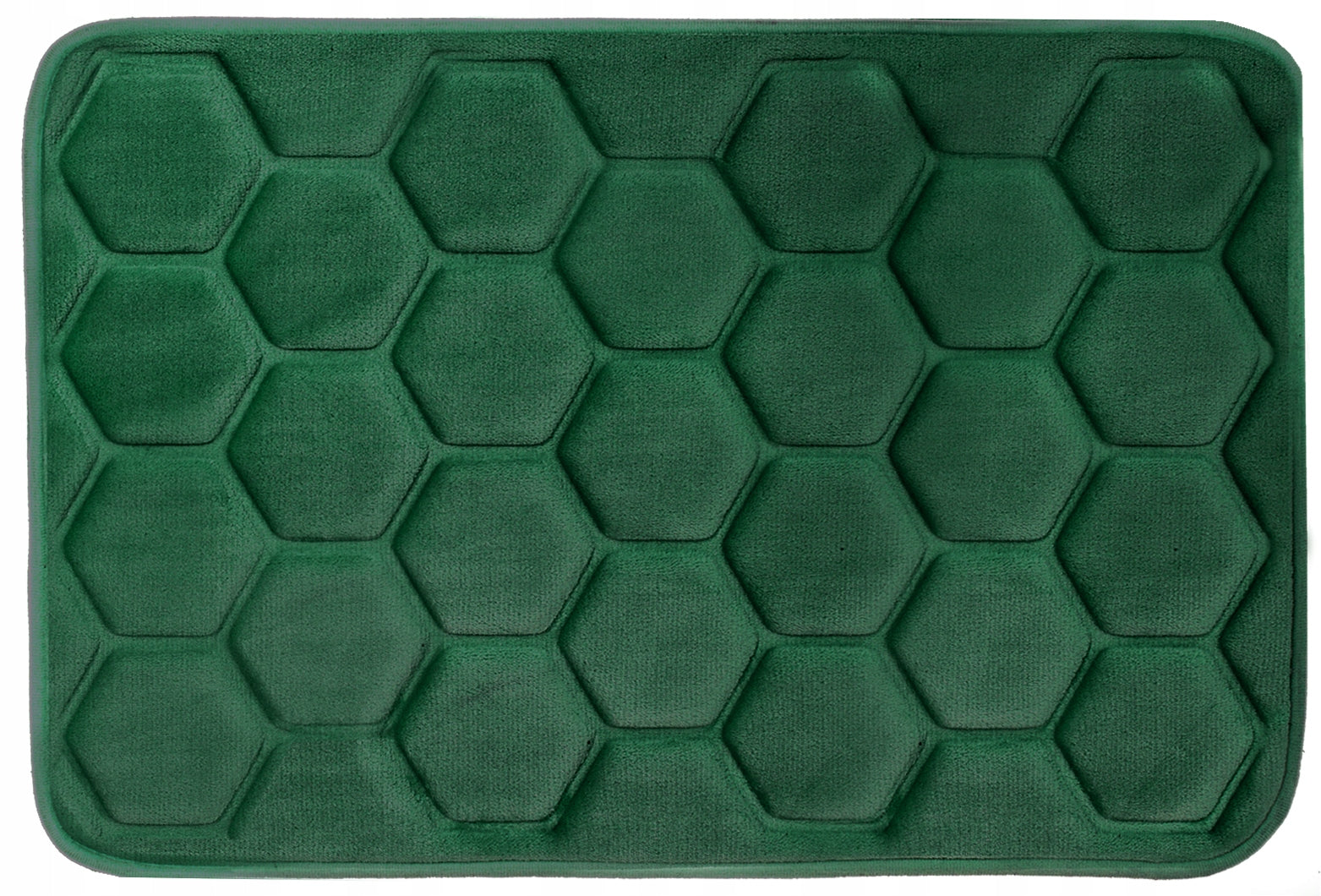 Bathroom Rug 60x0cm Green Dark Rock Thick Soft 70-119 Duschy