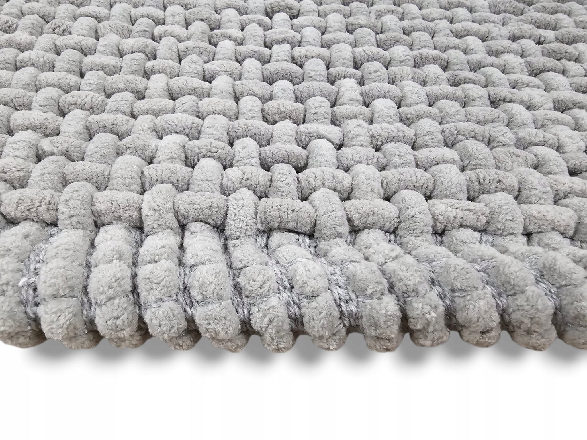 Bathroom Rug 60x100 Grey Rug For Bathroom Toilet Non-Slip Packaging status original